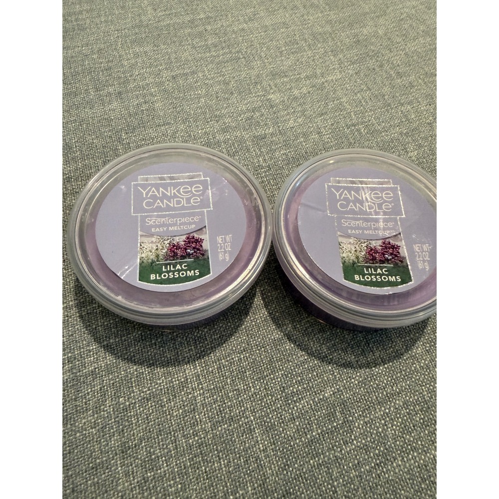 Yankee Candle Scenterpiece Easy MeltCup Lilac Blossoms 2.2oz Set of 2 1319702T